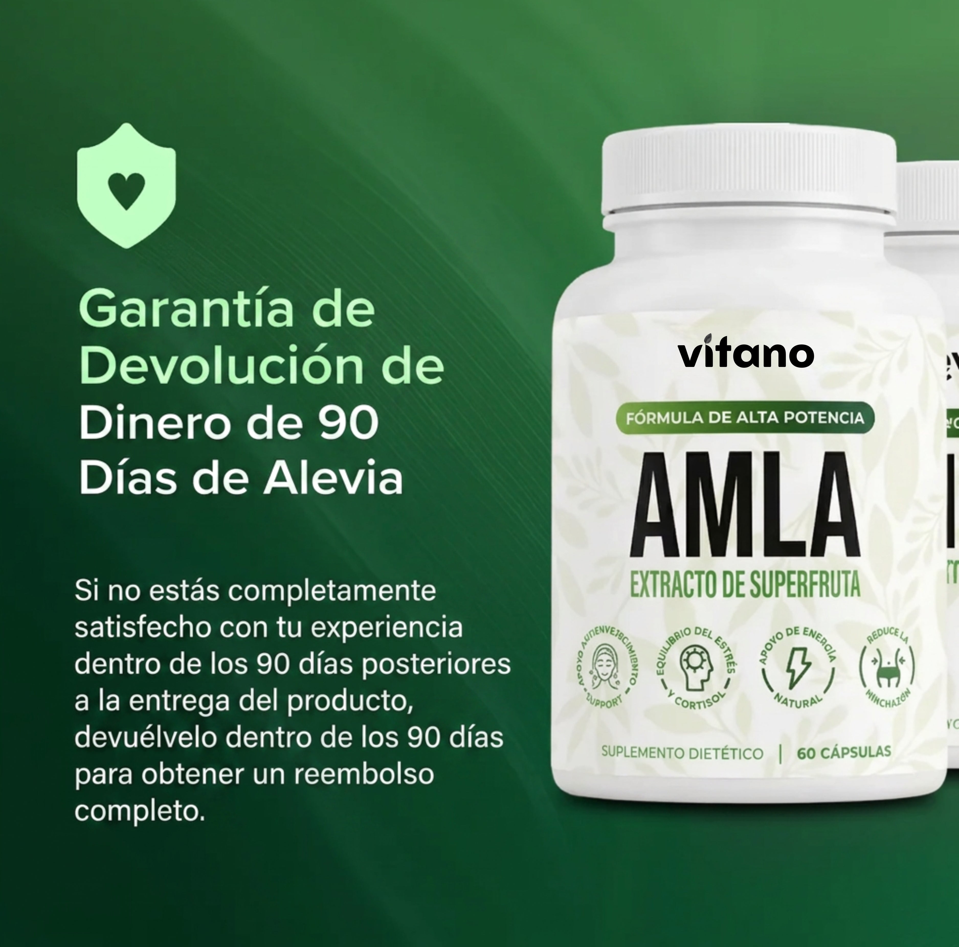 Cápsulas de superfruta Amla
